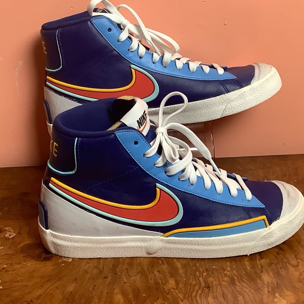 Nike Blazer Mid '77 Infinite  Men's Size 9- Deep Royal Blue Copa DA7233-400